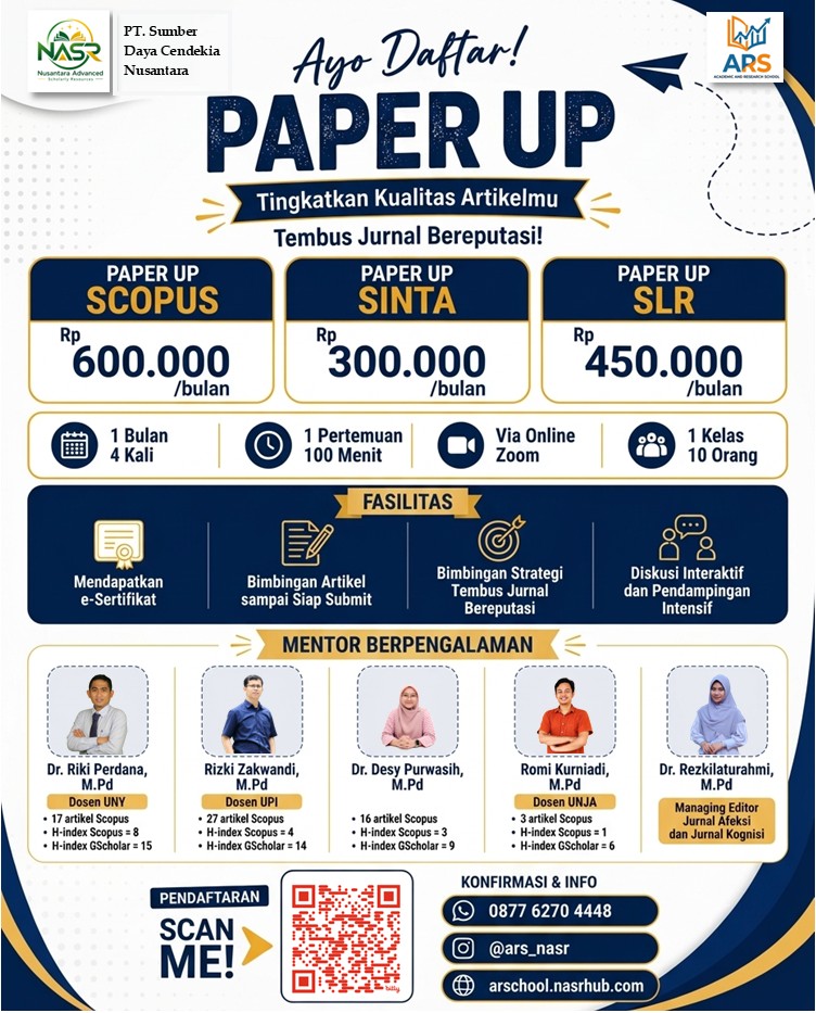 Flyer pendaftaran peserta ARS program 1
